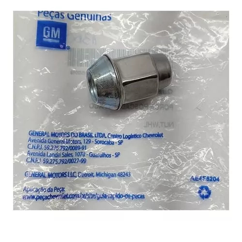 Porca Fixação Roda Cromada Onix Prisma Cobalt Original Gm | Shopee Brasil