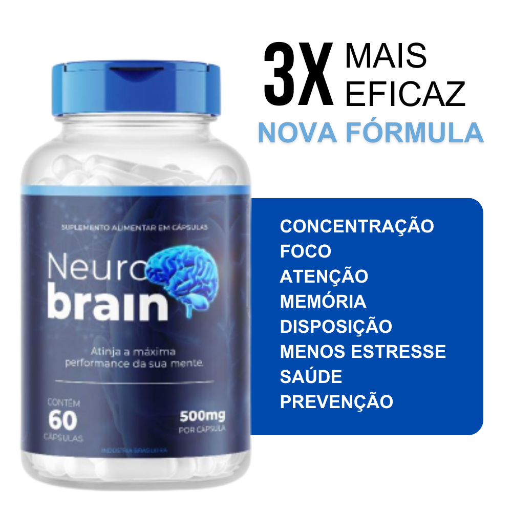 Memória, Foco e Concentração, Aprendizado e Desempenho - Vitamina 100% ...