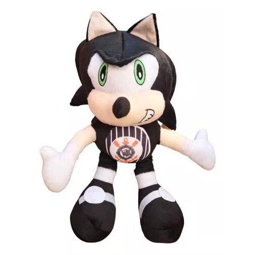 Boneco de pelúcia sonic de time antialérgico 40 cm
