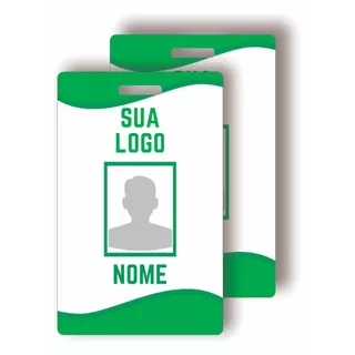 Crachá Personalizado em PVC + Arte Gratuita