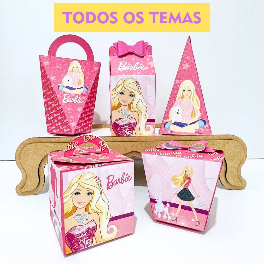 Kit 50 Lembrancinhas de Aniversário Personalizada Todos os temas