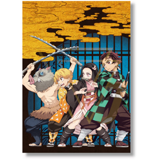 Placa Decorativa Quadro A4 Anime Demon Slayer Muzan Kibutsuji Rei
