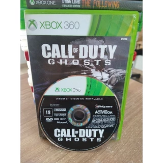 Disco de instalação Call of duty Ghosts Xbox 360 Leia descrição
