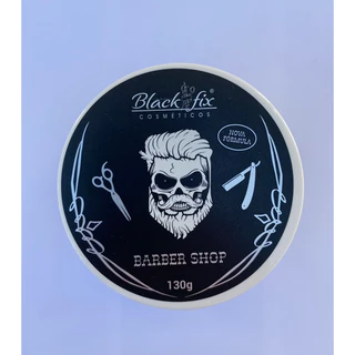 Cera Modeladora Fixação extra forte para cabelo masculino 130 gramas cada unidade Black Fix Barbearia