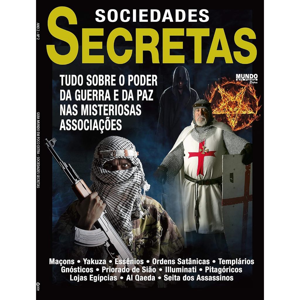 Livro Sociedades Secretas Editora Escala - Ano 2009 (usado