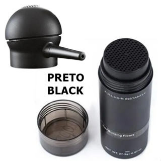 Fibra Capilar Maquiagem Para Cabelo 27.5g + Aplicador E Borrifador Para Fibra Maquiagem Capilar Hair