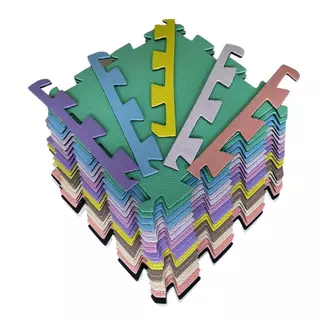 Kit 20 Tatames - EVA Colorido 50x50x1 cm. em Oferta na Shopee