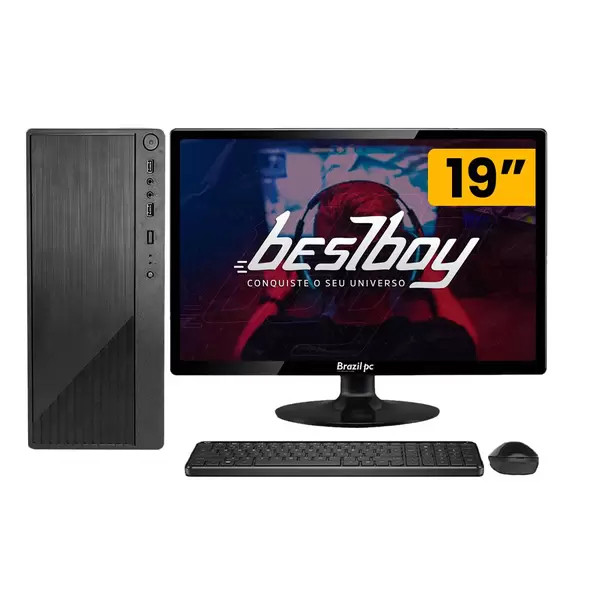 Computador Completo Intel Core I7 16gb Ssd 480gb Hd 1tb Monitor Led 19" Hdmi - BESTPC