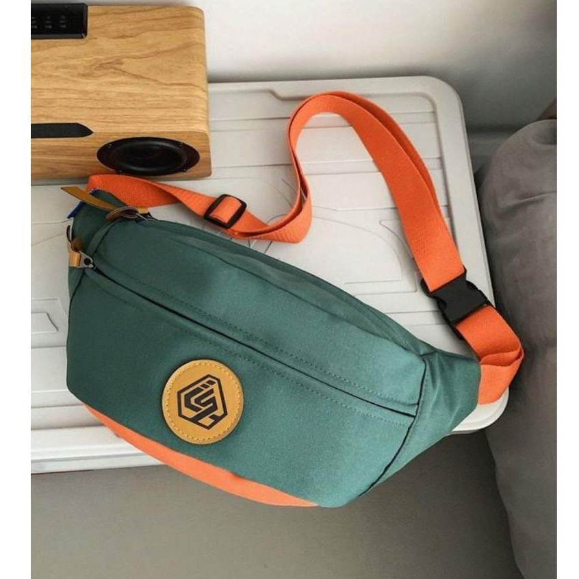 Bag Pochete Shoulde Cintura Peito Transversal Masculina Feminina Alça Ajustável