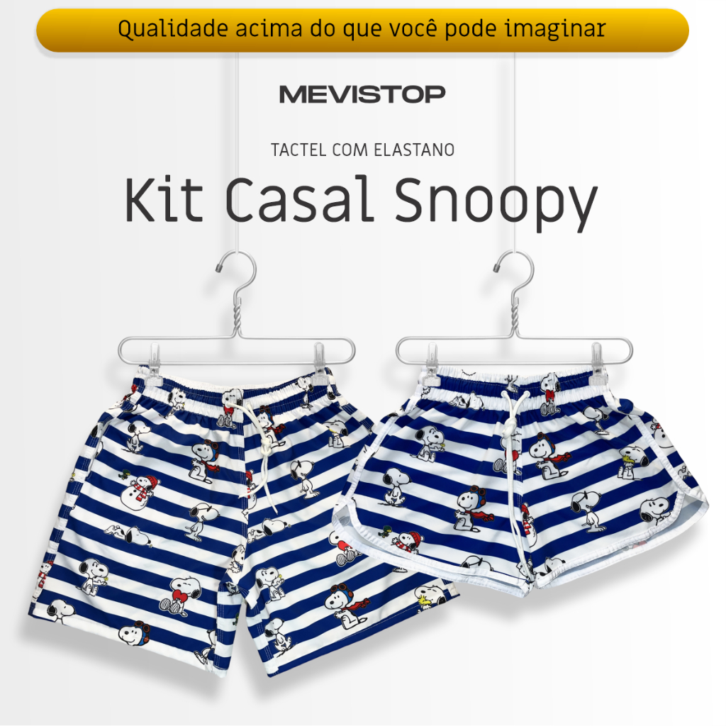 Kit Short Casal Naruto Akatsuki Nuvens Combinando Conjunto