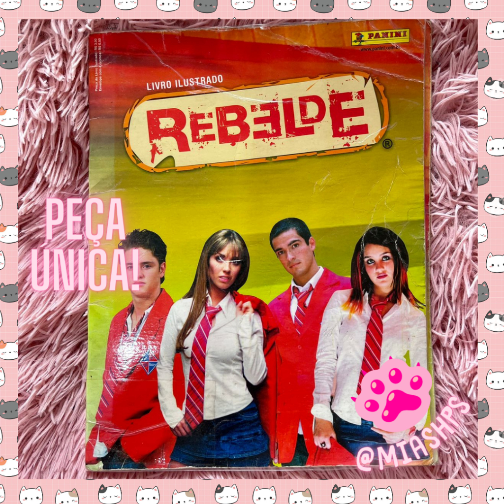 Album De Figurinhas Rebelde Rbd Completo Posteres Mega Poster E