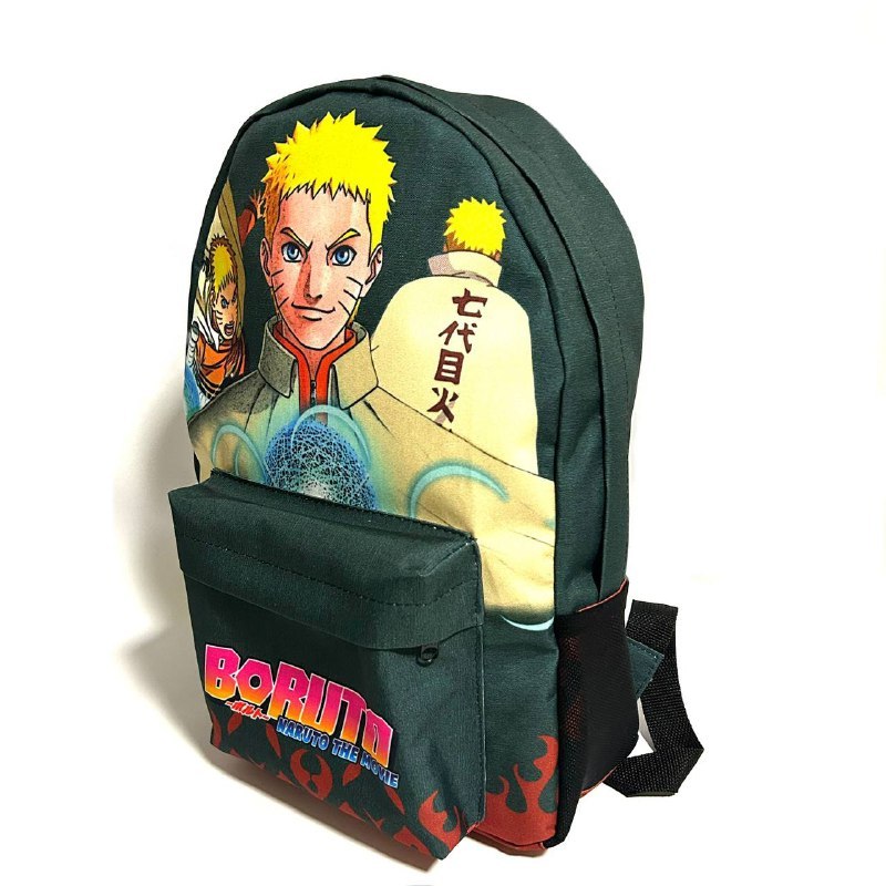 Kit mochila e estojo - Naruto modo kurama desenho anime geek