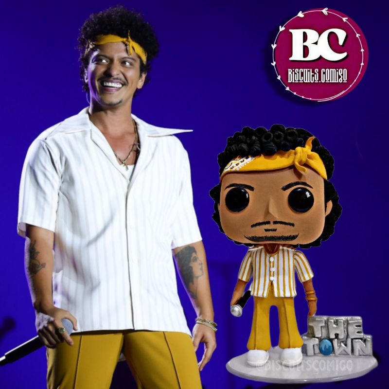 Funko Pop Artesanal Bruno Mars no The Town Bruninho no Brasil