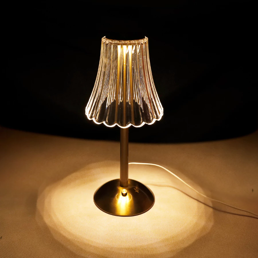 Luminária de Mesa LED Recarregável Sem Fio 3 Tons de Luz Touch USB - foto 2