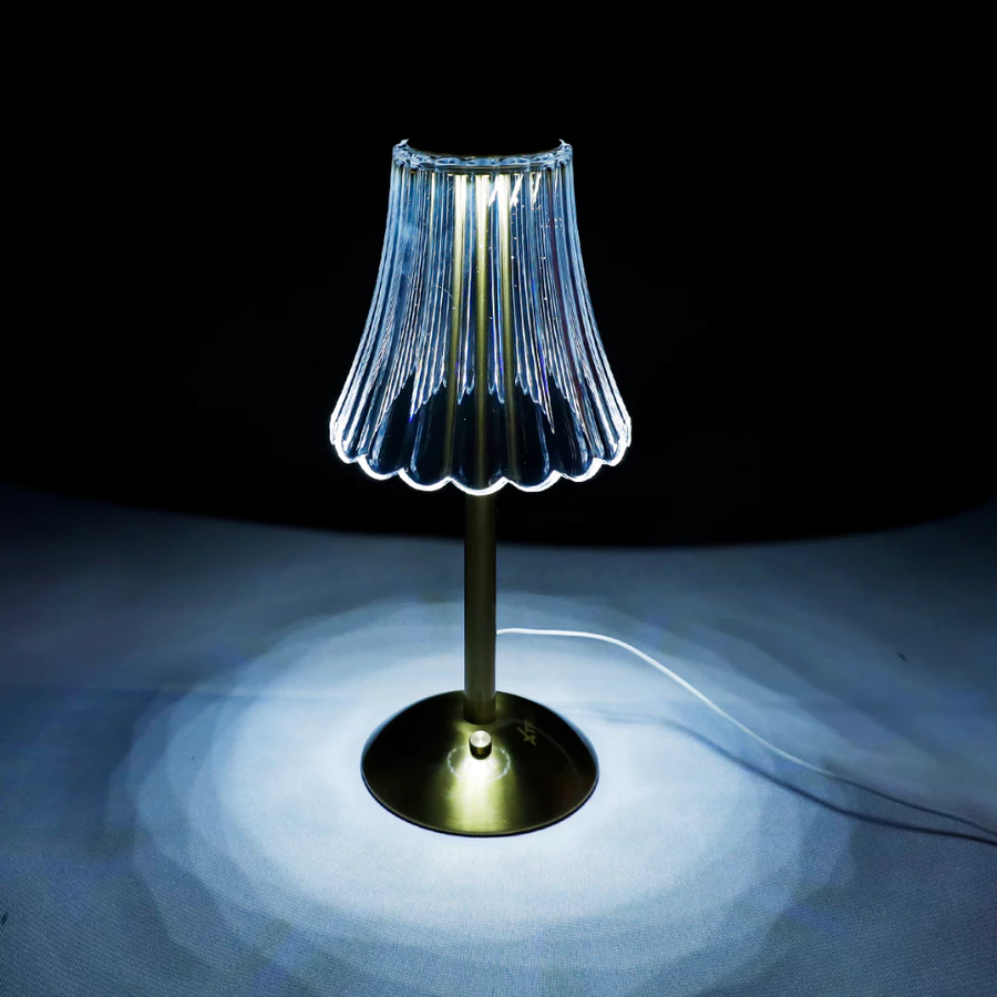 Luminária de Mesa LED Recarregável Sem Fio 3 Tons de Luz Touch USB - foto 4