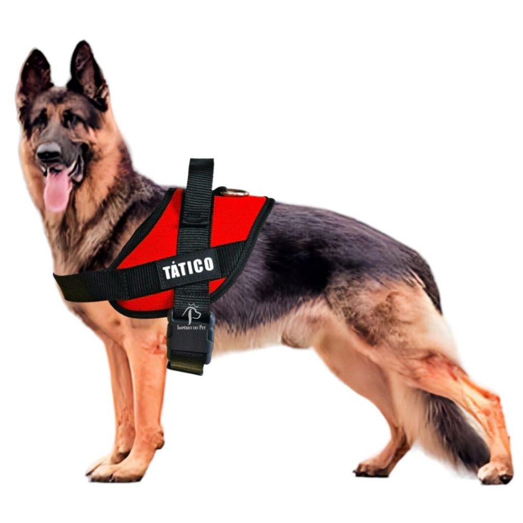Coleira Peitoral Tático Cachorros Portes Grandes P-M-G Dupla Regulagem S/ Guia Passeio Pet Pastor Alemão Husky Goolden