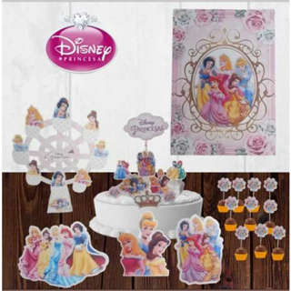 Topo de bolo Decoração Princesas Disney topper completo - Rivfestas itens  para Decoração de festas