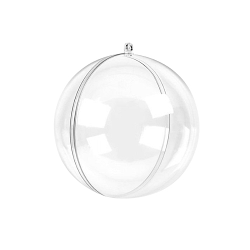 10 Esferas de Acrílico 6,5 cm Bolinha de Natal Acrílica para Personalizar