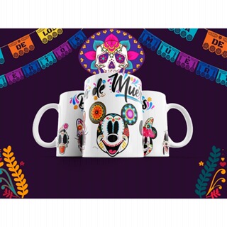 Caneca Mickey Mouse Dia De Muertos