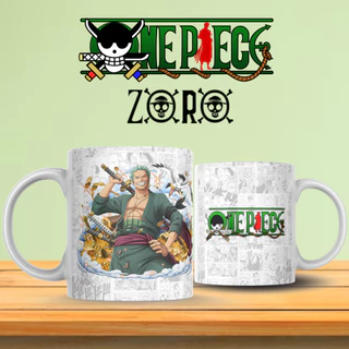 Caneca Personalizada Zoro One Piece Anime 325ml
