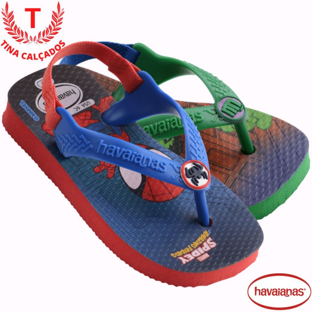 Chinelo Havaiana Infantil Meninos Mine Craft Jogos Original