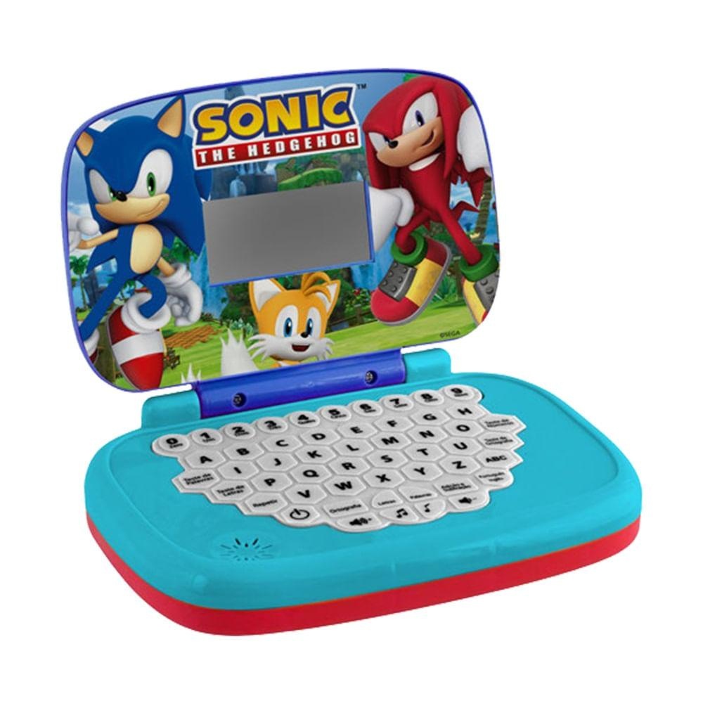 MiniGame Laptop Infantil Educativo Sonic - Candide - ARMARINHOS 3 PATETAS  LTDA