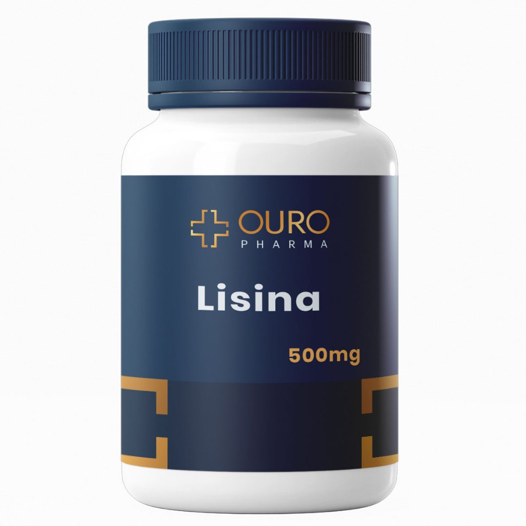 Lisina 500mg Autêntica com Laudo Gripe, herpes