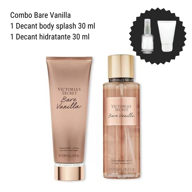 Bare Vanilla - Body Splash 30 ml + Hidratante 30 ml