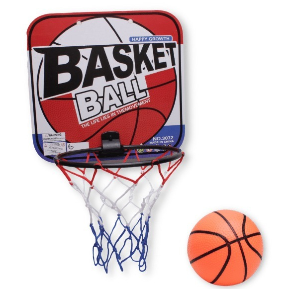 Kit de Basquete Infantil - Bola + Rede + Cesta