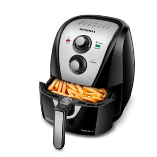 Fritadeira Sem Óleo Air Fryer Mondial AFN40-BI-PL 4L - Preta