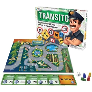Jogo De Tabuleiro Trânsito - Pais E Filhos