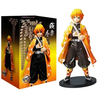 Action Figure Colecionável Demon Slayer Boneco Zenitsu Com Caixa Kimetsu No Yaiba