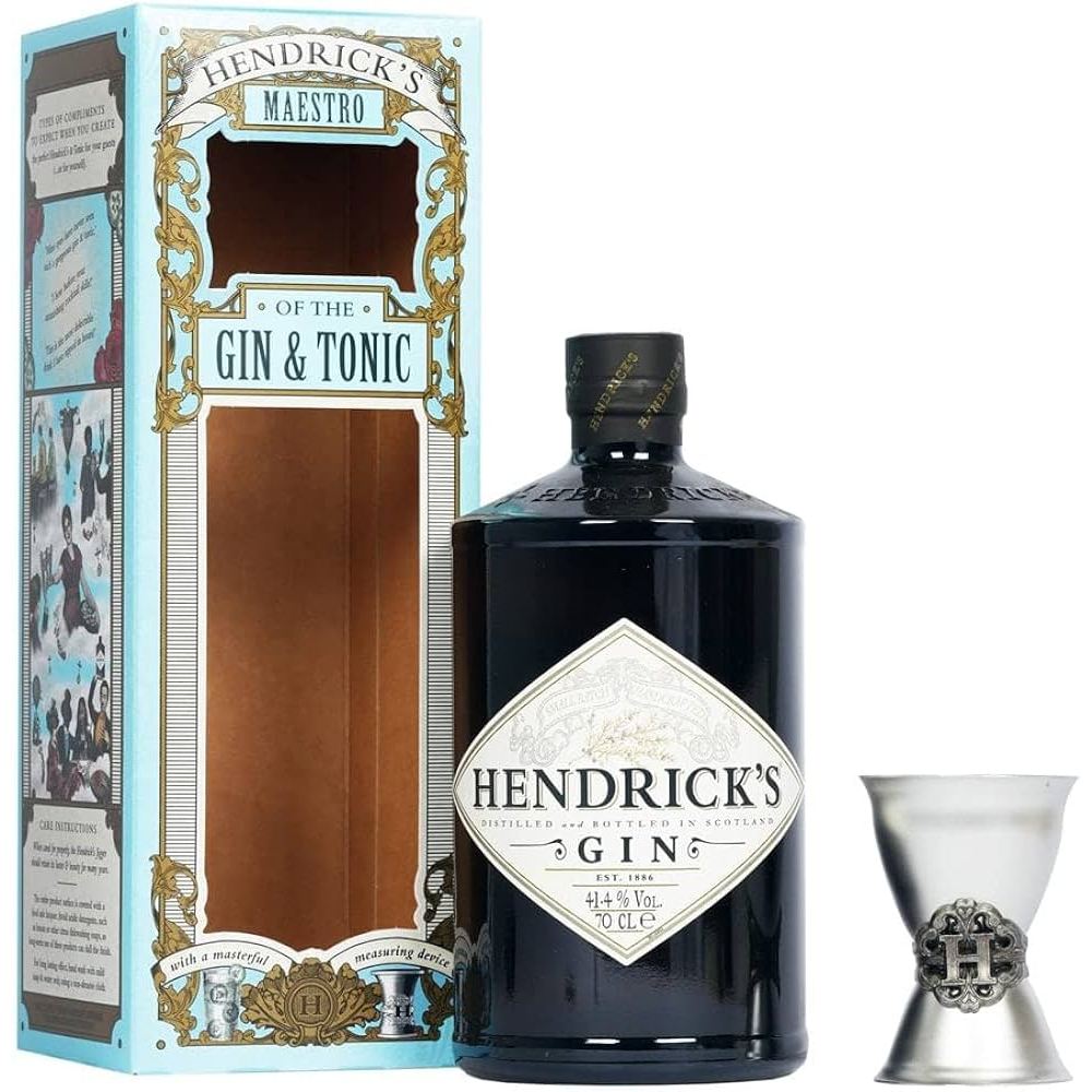 Gin Hendricks 700ml Kit com dosador duplo (100% Original) (Envio rápido ...