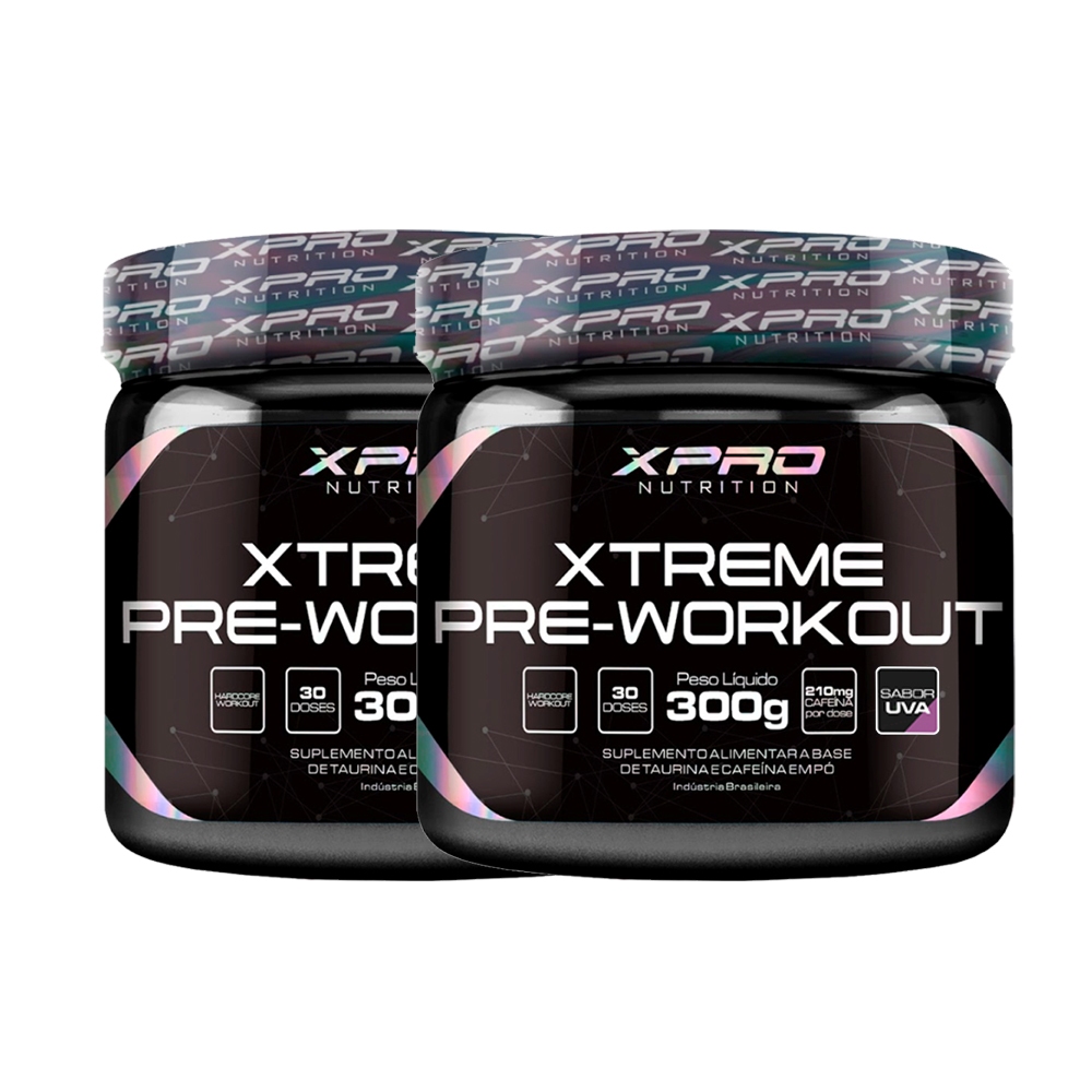 Kit 2x Pré-treino Xtreme Pré-workout 300g – Xpro Nutrition