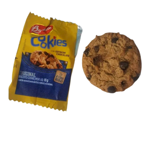 Biscoito Bauducco Cookies Com Gotas de Chocolate Original Sachês 10g cx 25  Un Individuais - pronta entrega