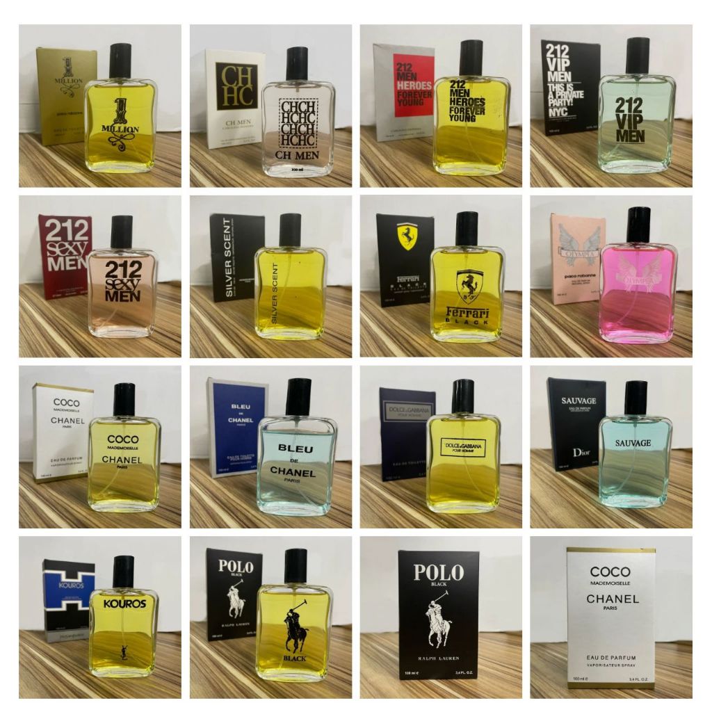 Perfumes 100 Mlls Masculino E Feminino