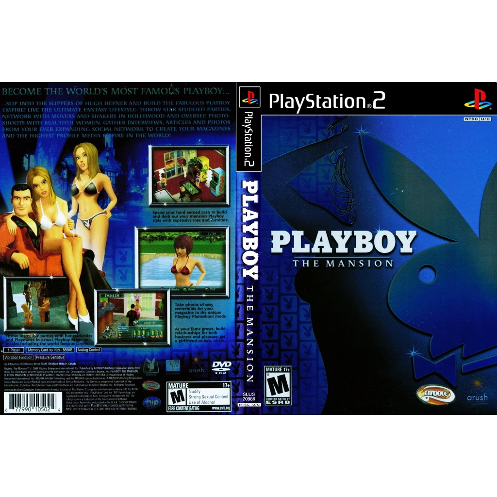 Ps2 Playboy The Mansion Capa Hd