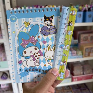 Caderno de adesivos fofos Sanrio personagens