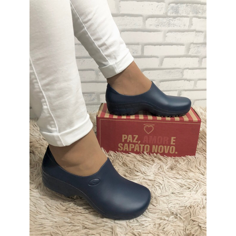 Sapato azul store marinho feminino enfermagem