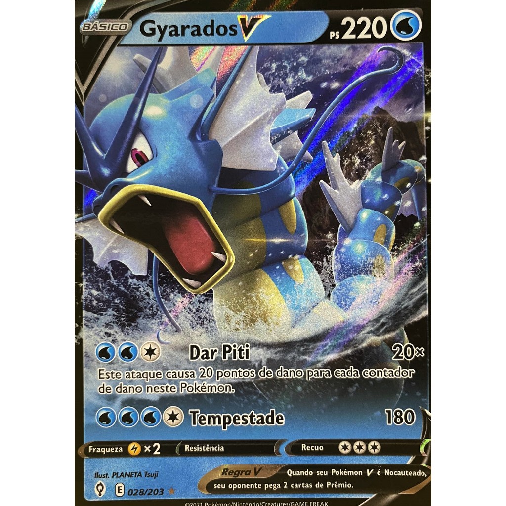 Carta Pokémon Gyarados Vmax Céus Em Evolução Original