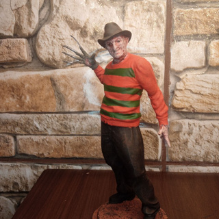 Estatua Resina Jason X Freddy Krueger Filme Sexta Feira13