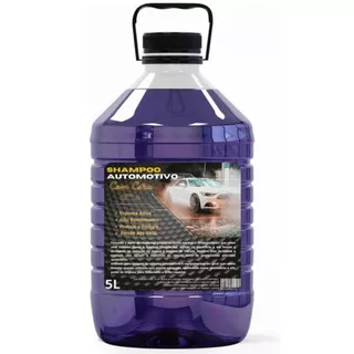 Shampoo Automotivo Com Cera de CARNAÚBA Lava Carro 5 Litros Rende 100 Litros