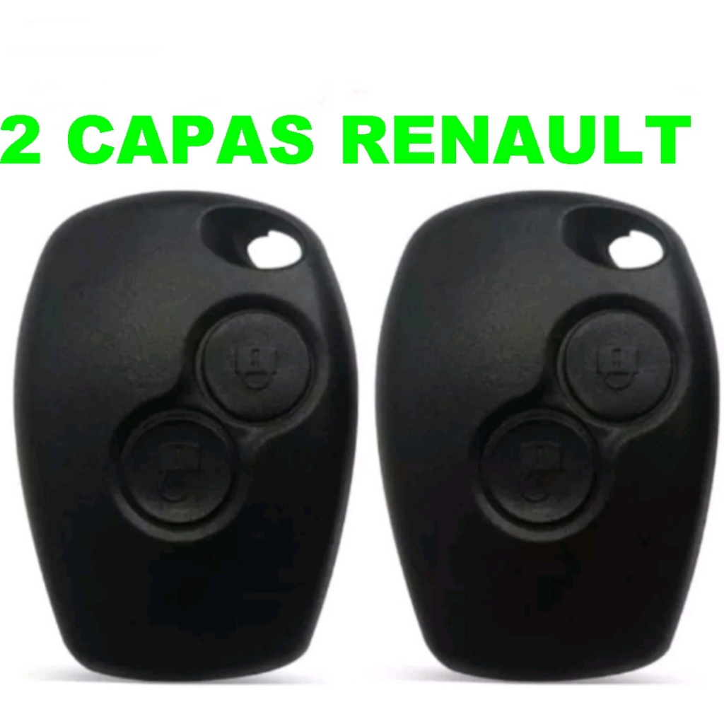 2 Capas Chave Alarme Renault Logan Sandero Duster