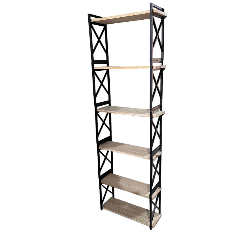 Estante Estilo Industrial Mod X Tamanho Total 20x60x185 Cm