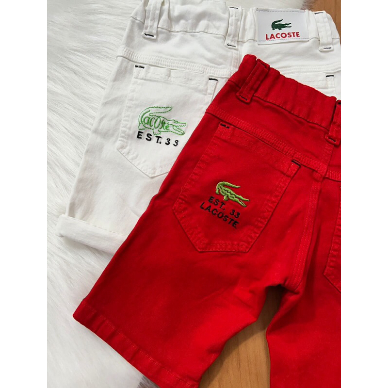 Bermuda jeans 2024 masculina lacoste