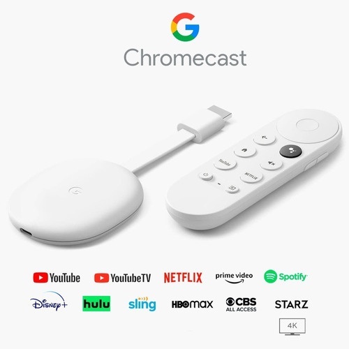Google Chromecast 4ª GERAÇÃO TV HD GA03131-US - Branco - Melhora o