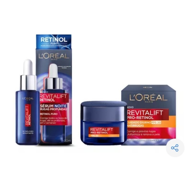 Sérum Antirrugas L'Oréal Paris Revitalift Retinol Noturno 30ml