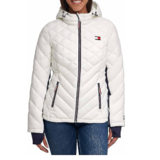 JAQUETA FEMININA CORTA VENTO COLOR NAVY BLUE - TOMMY HILFIGER