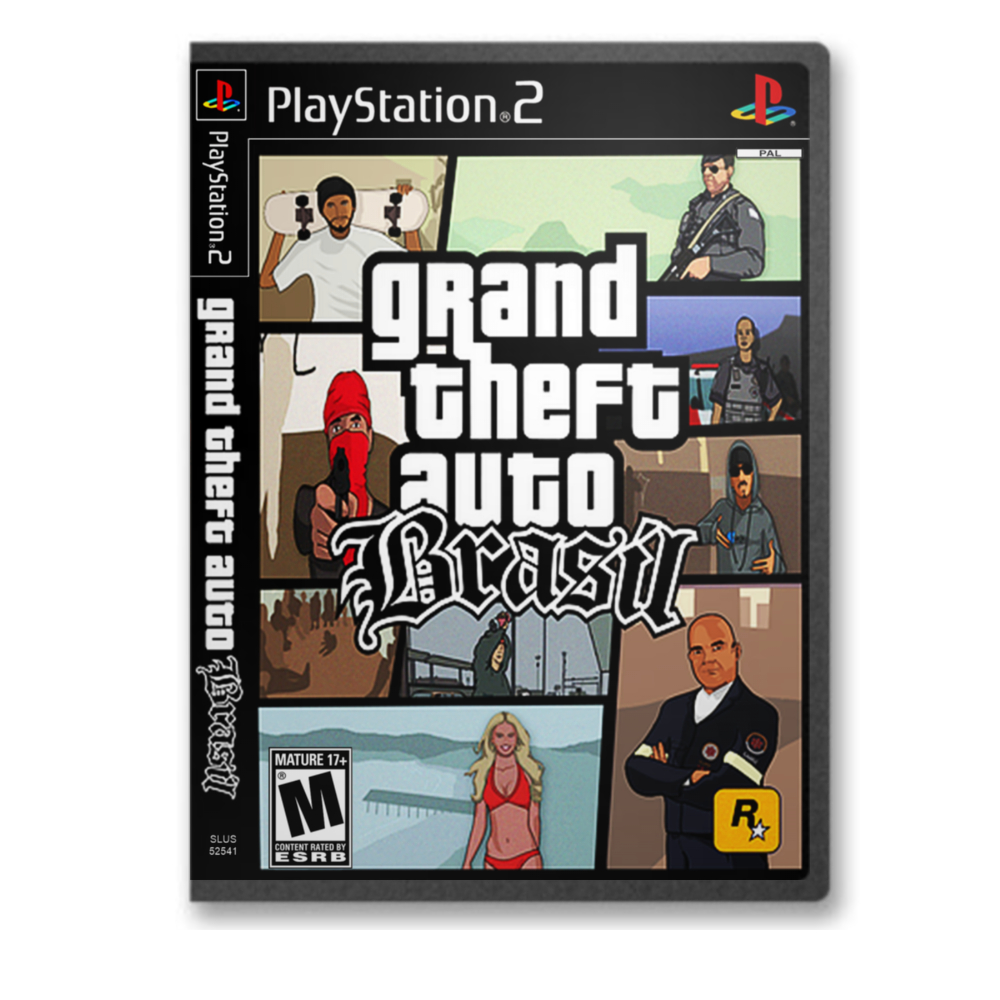 Jogo Gta Brasil Jogo para Playstation 2 Slim Bloqueado - Mídia