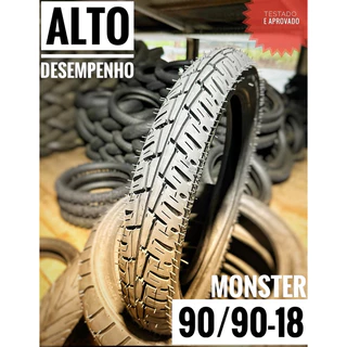 Pneu Traseiro 90/90-18 MONSTER Cg125 150 Ybr125 Honda Yamaha Today